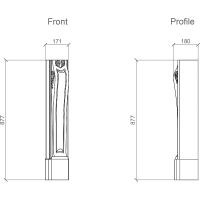 Элемент камина Европласт 1.64.003 171x877x180 мм — фото 2, Колонны