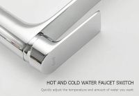 Товар: Смеситель для раковины Frap H71 F1071-2 Хром - фото 3 Смеситель для раковины Frap H71 F1071-2 Хром — фото 3, Смесители