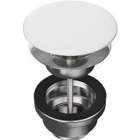 Донный клапан Kerama Marazzi DRR.1/WHT Белый глянцевый — фото 2, Донные клапаны