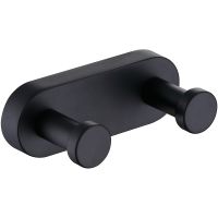 Вешалка для полотенец Raglo R300.052.06 Черный матовый — фото 1, Крючки для полотенец