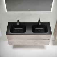 Тумба под раковину Sancos Urban 120 UR120-2EG подвесная Дуб Галифакс натуральный — фото 12, Тумбы под раковину