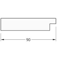 Зеркало Evoform Exclusive-G 89х66 BY 4109 с гравировкой в багетной раме - Чеканка серебряная 90 мм — фото 6, Мебель для ванной