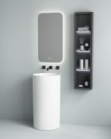 Раковина SantiLine 45 SL-4014 Белая — фото 8, Раковины напольные