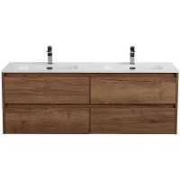 Тумба под раковину BelBagno Kraft 120 KRAFT-1200-4C-SO-2-RT подвесная Rovere Tabacco — фото 1, Тумбы под раковину