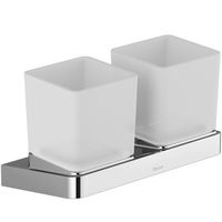 Стакан для зубных щеток Ravak 10° X07P322 двойной Хром — фото 1, Стаканы для зубных щеток