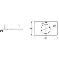 Товар: Столешница под раковину Kerama Marazzi Plaza Modern Риальто 80 PL5.SG560420R\80 Песочная - фото 3 Столешница под раковину Kerama Marazzi Plaza Modern Риальто 80 PL5.SG560420R\80 Песочная — фото 3, Столешницы под раковину