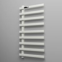 Электрический полотенцесушитель Black&White N-355W 48x92 355WI Белый матовый — фото 4, Электрические полотенцесушители