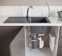 Кухонная мойка Domaci Бьелла DMC-20 DMC-20-308 Черная — фото 7, Кухонные мойки