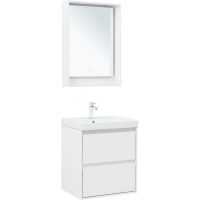 Товар: Тумба под раковину Aquanet Милан 60 336367 подвесная Белый глянец - фото 7 Тумба под раковину Aquanet Милан 60 336367 подвесная Белый глянец — фото 7, Мебель для ванной