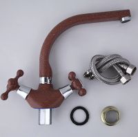 Смеситель для кухни Frap H5408 F5408-22 Коричневый — фото 2, Смесители
