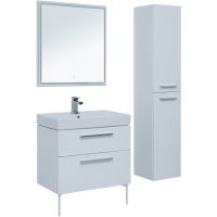 Товар: Тумба под раковину Aquanet Nova 75 242262 подвесная Белый глянец - фото 5 Тумба под раковину Aquanet Nova 75 242262 подвесная Белый глянец — фото 5, Мебель для ванной