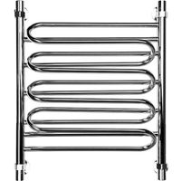 Водяной полотенцесушитель Ника Curve ЛZ (г) 60x40 Хром — фото 1, Водяные полотенцесушители