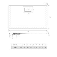 Товар: Акриловый поддон для душа Excellent Lavano Slim 140х80 BREX.1103.140.080.WHN Белый - фото 7 Акриловый поддон для душа Excellent Lavano Slim 140х80 BREX.1103.140.080.WHN Белый — фото 7, Душевые поддоны