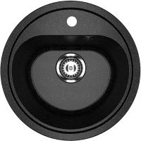 Кухонная мойка Ulgran Classic U-700-308 Черная — фото 1, Кухонные мойки