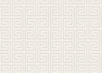 Обои Zambaiti Parati Vision 76021 Винил на флизелине (0,70*10,05) Белый/Серебряный, Геометрия — фото 2, Обои для стен