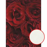 Фреска Ortograf Цветы 10542 Фактура флок FLK Флизелин (1,8*2,4) Красный, Цветы — фото 1, Фрески
