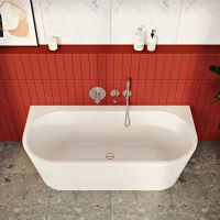 Акриловая ванна Vitra Geo180x80 65420006000 без гидромассажа — фото 1, Акриловые ванны