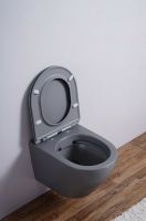 Товар: Унитаз Esbano Azalea ESUPAZALGM подвесной Серый матовый с сиденьем Микролифт - фото 6 Унитаз Esbano Azalea ESUPAZALGM подвесной Серый матовый с сиденьем Микролифт — фото 6, Унитазы