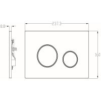 Товар: Клавиша смыва Royce Pro RCT-110512CR Хром глянцевый - фото 2 Клавиша смыва Royce Pro RCT-110512CR Хром глянцевый — фото 2, Комплектующие для душевого оборудования