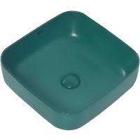 Товар: Раковина-чаша Abber Rechteck 39 AC2211MBG Темно-зеленая матовая - фото 2 Раковина-чаша Abber Rechteck 39 AC2211MBG Темно-зеленая матовая — фото 2, Раковины