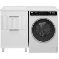 Товар: Тумба под раковину Brevita Enfida 120 ENF-07060-012Я Белая матовая - фото 4 Тумба под раковину Brevita Enfida 120 ENF-07060-012Я Белая матовая — фото 4, Мебель для ванной