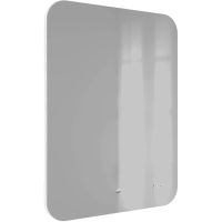 Зеркало Raval Ego 60 Ego.02.60/W/RL с подсветкой с бесконтактным выключателем и часами — фото 1, Зеркала в ванную комнату