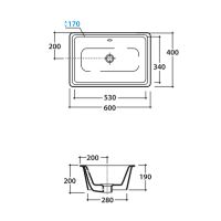 Товар: Раковина Globo Lavabi d arredamento 60 VA083.BI*0 Белая - фото 3 Раковина Globo Lavabi d arredamento 60 VA083.BI*0 Белая — фото 3, Раковины