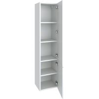 Шкаф пенал Runo Стокгольм 35 R 00-00001125 подвесной Белый — фото 2, Мебель для ванной