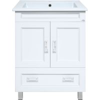 Тумба с раковиной Misty Дива 75 УТ000011767 Белая — фото 1, Мебель для ванной