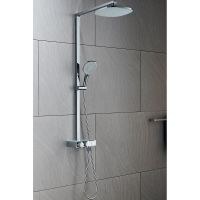 Душевая система Black&White Universe U7855 78550U с термостатом Хром — фото 1, Душевое оборудование. Душевая программа