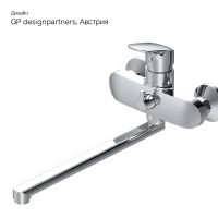 Смеситель для ванны AM.PM Like F8090016 универсальный Хром — фото 7, Смеситель для ванны