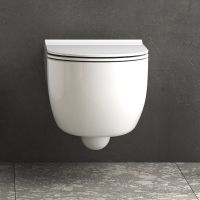 Товар: Унитаз Globo Mode MES02BI подвесной без сиденья - фото 2 Унитаз Globo Mode MES02BI подвесной без сиденья — фото 2, Унитазы