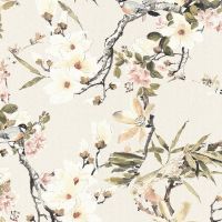 Обои Livingwalls Michalsky 3 36498-2 Винил на флизелине (0,53*10,05) Бежевый/Разноцветный, Цветы — фото 1, Обои для стен