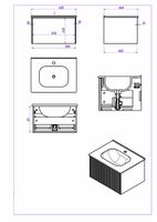 Товар: Тумба под раковину La Fenice Terra 60 FNC-01-TER-G-60 подвесная Серо-зеленая - фото 6 Тумба под раковину La Fenice Terra 60 FNC-01-TER-G-60 подвесная Серо-зеленая — фото 6, Мебель для ванной