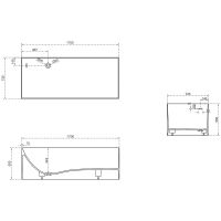Товар: Ванна из искусственного камня Abber Stein 170x72 AS9640-1.7 без гидромассажа - фото 7 Ванна из искусственного камня Abber Stein 170x72 AS9640-1.7 без гидромассажа — фото 7, Ванны