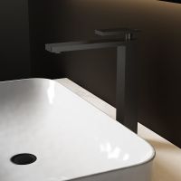 Смеситель для раковины Vincea Dice VBF-2DS2MB Черный матовый — фото 2, Смесители для раковины