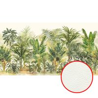 Фреска Ortograf Its Jungle 33667 Фактура флок FLK Флизелин (5*2,7) Зеленый, Деревья/Листья — фото 1, Фрески