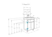 Тумба под раковину Aquaton Верди PRO 60 H 1A207701VDAV0 Белый Ясень фабрик — фото 8, Тумбы под раковину