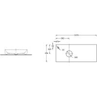 Товар: Столешница под раковину Kerama Marazzi Magica 120 MA.1.1.SG540620R\120 Бежевая матовая - фото 3 Столешница под раковину Kerama Marazzi Magica 120 MA.1.1.SG540620R\120 Бежевая матовая — фото 3, Столешницы под раковину