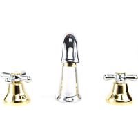 Товар: Смеситель для раковины Webert Armony AM750101017 Хром Золото - фото 2 Смеситель для раковины Webert Armony AM750101017 Хром Золото — фото 2, Смесители