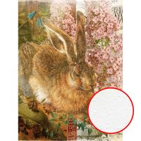 Фреска Ortograf Животные 7095 Фактура бархат FX Флизелин (2*2,7) Коричневый/Зеленый/Розовый, Животные/Цветы/Абстракция — фото 1, Фрески