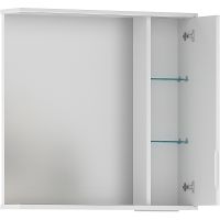 Зеркало со шкафом Volna Adel 70 R zsADEL70.R-01 с подсветкой Белое — фото 9, Зеркальные шкафы в ванную