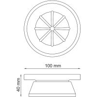Мыльница WasserKRAFT Donau K-2429 Хром — фото 3, Мыльницы