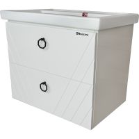 Тумба под раковину Bellezza Альба 70 4631711110014 подвесная Белая — фото 2, Мебель для ванной