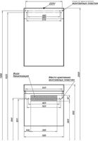 Зеркальный шкаф Aquanet Нью-Йорк 60 R 203951 Орех — фото 9, Зеркальные шкафы в ванную