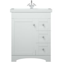 Тумба под раковину Corozo Техас 70 SD-00000451 Белая — фото 1, Тумбы под раковину