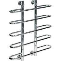 Водяной полотенцесушитель Ника Mix Вираж 60x50 Хром — фото 2, Водяные полотенцесушители