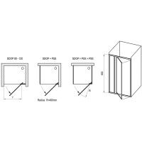 Товар: Душевая дверь Ravak Supernova SDOP-70 03V10100ZG профиль Белый стекло Grape - фото 8 Душевая дверь Ravak Supernova SDOP-70 03V10100ZG профиль Белый стекло Grape — фото 8, Душевые двери в нишу