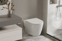 Унитаз Abber Bequem подвесной с сиденьем Микролифт арт-AC1106P — фото 6, Умные унитазы