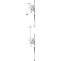 Смеситель для душа Grohe Grohtherm SmartControl 29120000 с термостатом Хром — фото 5, Смеситель для душа